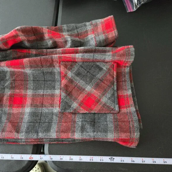 Pendleton Womens Buffalo Plaid Limited Edition 49er Jacket Large Wool Holiday - Picture 8 of 10